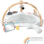 SKIP HOP Deka na hraní s dřevěnou hrazdičkou Discoverosity Montessori – Zboží Dáma