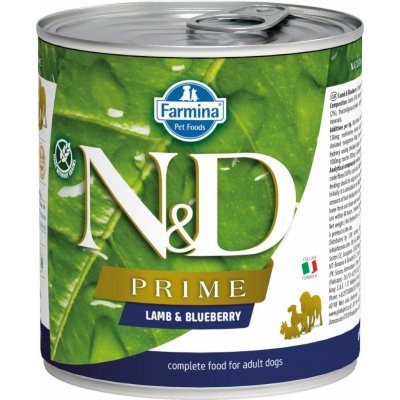 N&D Prime Adult Lamb & Blueberry 285 g – Hledejceny.cz