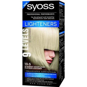 Syoss Lightening Blond 13-5 Intenzivní platinový zesvětlovač Platinum Lightener profesionální barva na vlasy