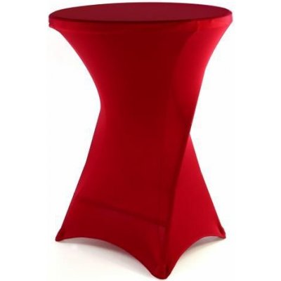 Garthen 37102 Potah pro vysoký stůl elastický, vínově červený 80 x 80 x 110 cm – Zboží Mobilmania