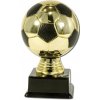 F1423 Soška fotbalový míč zlato černý