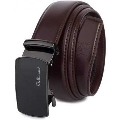 Pánský kožený Pásek ke kalhotám džínám ležérní automatický hladký Beltimore – Zbozi.Blesk.cz