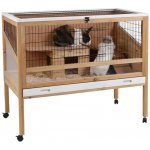 Kerbl 82725 Indoor Deluxe Klec pro malá zvířata dřevo 115 x 60 x 92,5 cm – Zboží Dáma