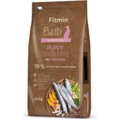 Fitmin Dog Purity Grain Free Puppy Fish 12kg