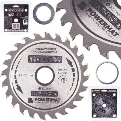 Pilový kotouč na dřevo 125mm 24T 22.2mm 41859 – Hledejceny.cz