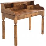 Interior DE sekretář Makassar Natur 115 cm masiv sheesham SEK17293 – Zboží Mobilmania