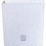 Prosperplast Rato low květináč 17 cm bílý – Sleviste.cz