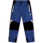 Plátěné kalhoty kostkáče modrá – Zboží Mobilmania