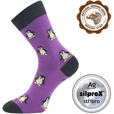 VOXX ponožky Vlněnka 1 pár fialová – Zboží Mobilmania