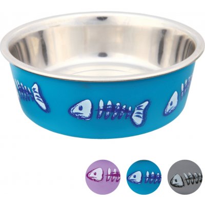 Trixie nerez miska pro kočky s barevným potiskem 0,3 l/12 cm – Zbozi.Blesk.cz
