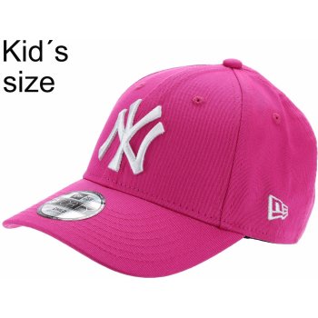 New Era Fashion Essential New York Yankees Pink/White 9FORTY Strapback růžová / bílá / růžová