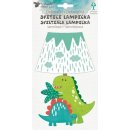 Anděl Přerov 10544 Lampička samolepicí svítící LED dinosaurus 19 cm