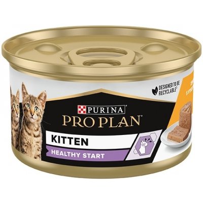 Pro Plan Kitten Healthy Start kuře v paštice 85 g – Zboží Mobilmania