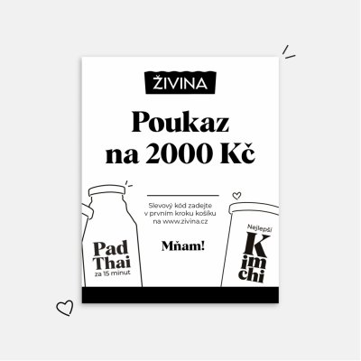 Online dárkový poukaz Živina 2 000 Kč – Sleviste.cz