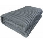 4sleep Mikroplyšová deka Viola šedá – Zboží Dáma