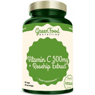 Vitamin C 500 mg + Extrakt ze šípku 60 kapslí – Hledejceny.cz