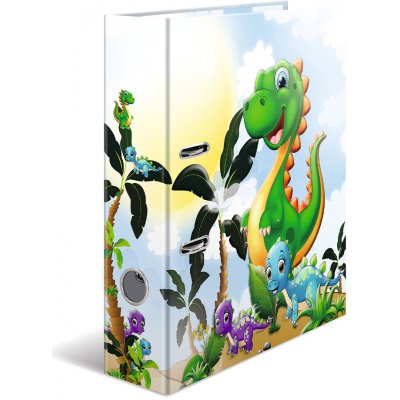 HERMA Pákový pořadač A4 7 cm Dinos/Dinosauři – Zboží Živě
