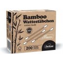 DELUXE Bambusové vatové tyčinky do uší EcoBamboo 200 ks