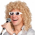 Boland Blond paruka zpěvák s brýlemi – Zboží Dáma