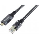 PremiumCord ku31net1 Ethernetový USB-C -> LAN RJ45 10/100/1000 MBIT, 1m – Sleviste.cz
