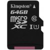 Paměťová karta Kingston microSDXC 64 GB UHS-I U1 SDC10G2/64GBSP