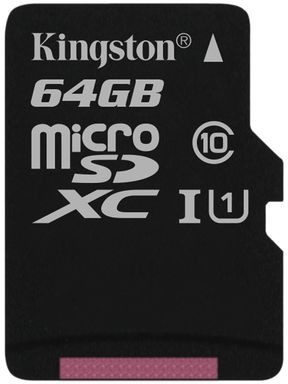 Kingston microSDXC 64 GB UHS-I U1 SDC10G2/64GBSP