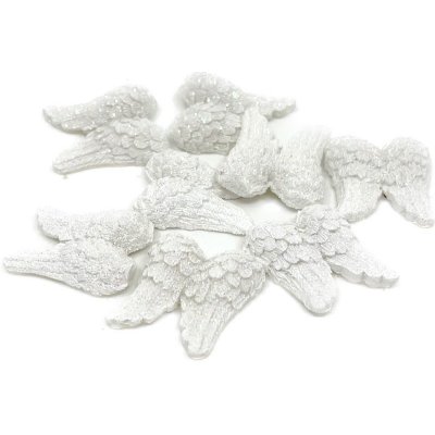 Dekorace andělská křídla s glitry 2,6x3 cm – Hledejceny.cz