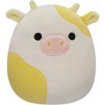 Squishmallows Žlutobílá kráva Bodie – Zboží Mobilmania