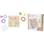 EICHHORN DŘEVO Montessori geometrická deska herní set s gumičkami s6050 – Hledejceny.cz