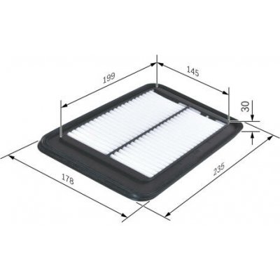Vzduchový filtr BOSCH F 026 400 127 – Hledejceny.cz