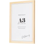 Přírodní dřevěný rám, 30x42cm, A3 – Zboží Mobilmania