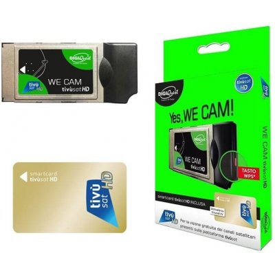 Smardtv TiVuSat DIGIQuest We CAM SmarCam HD CI modul včetně aktivní karty TiVuSat – Sleviste.cz