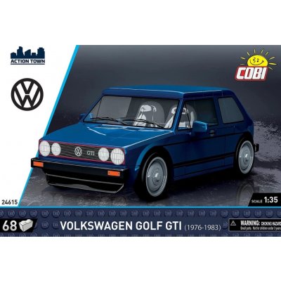 COBI 24615 Automobil Volkswagen GOLF (1974-1983) GTI modrý – Zboží Mobilmania