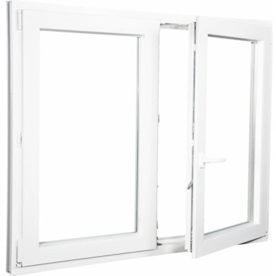 Aluplast Plastové okno dvoukřídlé bílé 200x150 – Zboží Mobilmania