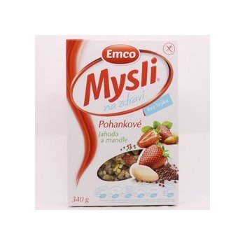 Emco Mysli pohankové jahody a mandle 340 g