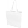 Nákupní taška a košík Bavlněná nákupní taška zpevněné dno bílá