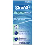 Oral-B Super Floss ortodontická rozpínající se předstřižených úseků 50 ks – Zboží Dáma