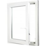 Aluplast Plastové okno jednokřídlo bílé 1000 x 1500 mm Levé, Trojsklo Ug= 0,7 – Hledejceny.cz