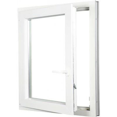 Aluplast Plastové okno jednokřídlo bílé 1000 x 1500 mm Levé, Trojsklo Ug= 0,7 – Hledejceny.cz