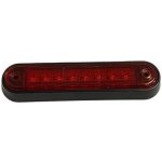 KAMAR LED boční obrysové světlo ČERVENÉ, 0,8W, 8xLED, 12/24V, IP67, uchycení šrouby [L1314] – Hledejceny.cz