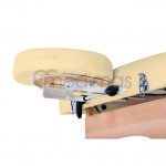 Medimas dřevěný masážní stůl lehátko Prosport 2 Deluxe béžová – Zboží Dáma