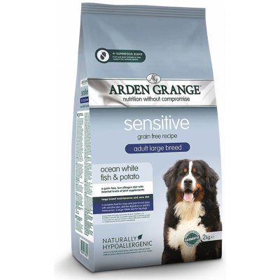 Arden Grange Adult Large Sensitive Breed Ocean White Fish & Potato 2 kg