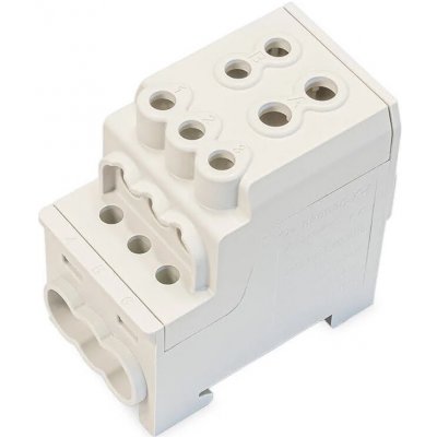 Eleman Blok pro rozdělení fází UVB 200 L G, 1pól., 200A, AL/CU, 1000V, šedý – Zbozi.Blesk.cz