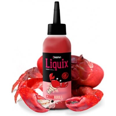 Dip na Method Feeder Fluo Delphin D SNAX LiquiX Krab-Kryl 100ml – Sleviste.cz