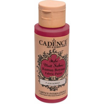 Cadence Barva na textil Style Matt Fabric vínová 59 ml – Zboží Dáma