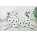 Stanex bavlna Astra černo-bílá LS147 knoflík 40 x 40 cm – Zboží Mobilmania