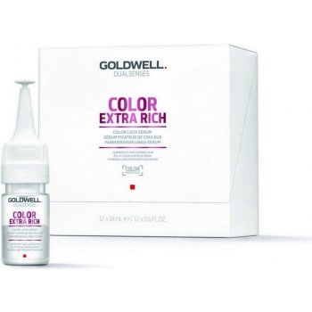 Goldwell Dualsenses Color Extra Rich sérum pro ochranu barvy a lesk vlasů Color Lock Serum – Color Protection 12x18 ml