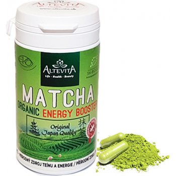 Altevita Bio matcha organic energy booster 80 kapslí