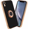 Pouzdro a kryt na mobilní telefon Apple Cadorabo Ochranné pouzdro pro Apple iPhone XR Case v černé barvě Kryt fotoaparátu Ochranný magnetický držák do auta