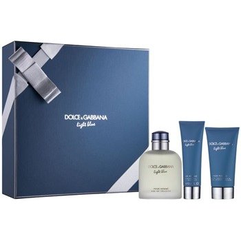 Dolce & Gabbana Light Blue Pour Homme EDT 125 ml + balzám po holení 75 ml + sprchový gel 50 ml dárková sada